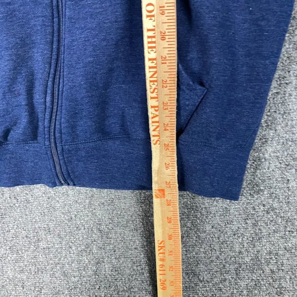 Hoodiebuddie Hoodie Men's XL Full Zip Navy Blue Cotton Blend Adults - Picture 5 of 8
